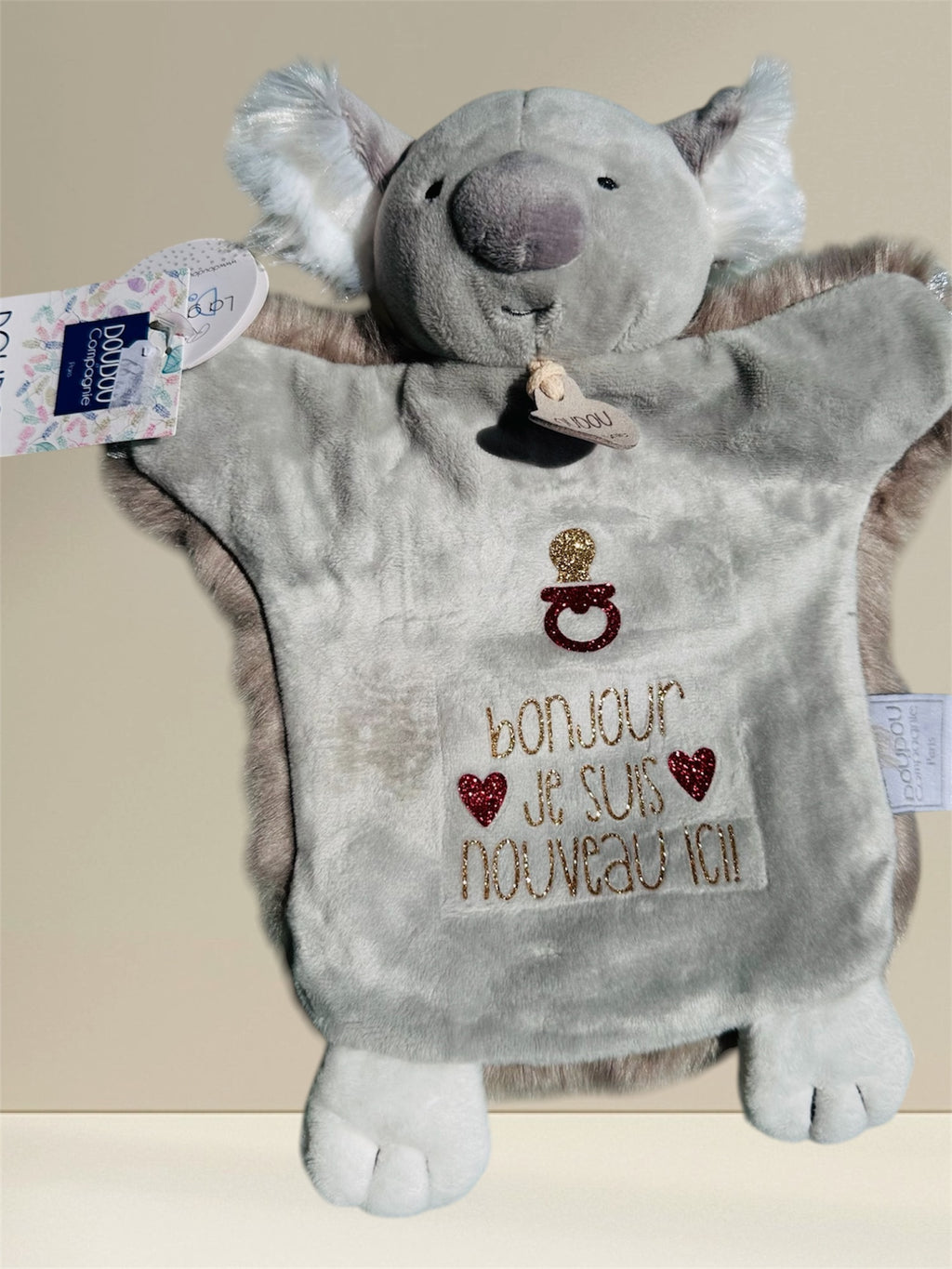 Doudou marionnette koala NOUVEAU NÉE