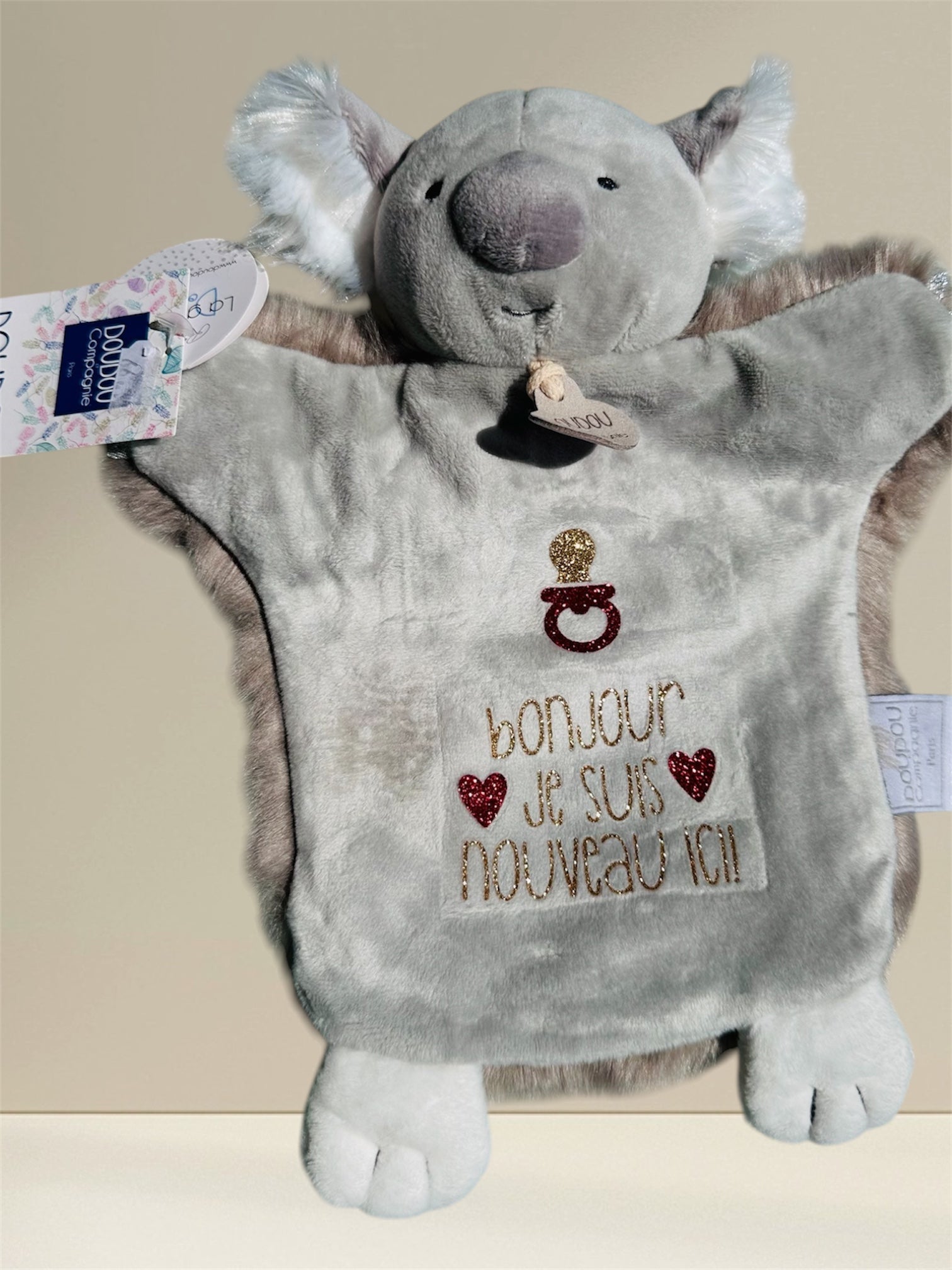 Doudou marionnette koala NOUVEAU NÉE